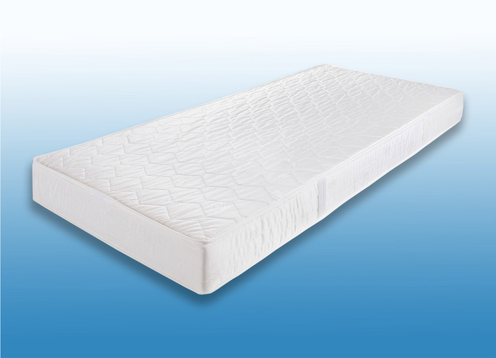 Matratzen & Topper - Breckle 7-Zonen-Tonnen-Taschenfederkern-Matratze, in Größe 129 (80/190 cm) bis 134 (140/200 cm), in Farbe WEISS Ansicht 1