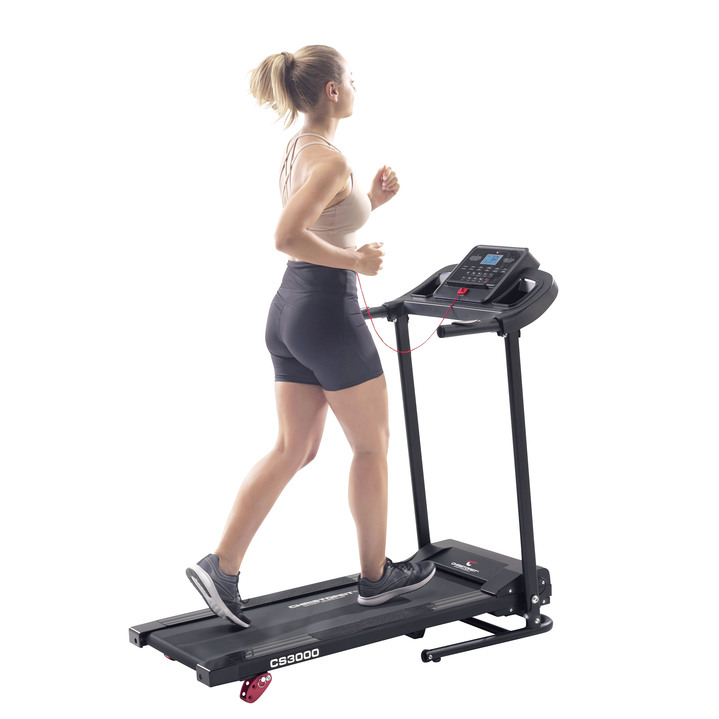 Fitness - Elektrisches Laufband, in Farbe SCHWARZ Ansicht 1