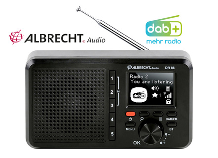 Albrecht Digital-Radio DR 86 mit grossen Tasten