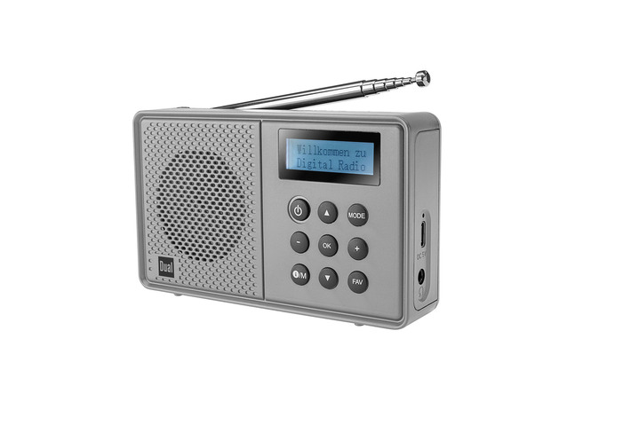 Musikanlagen - Tragbares DAB+-Radio von Dual mit integriertem Akku, in Farbe SCHWARZ, in Ausführung DAB+ Radio MCR 110 Ansicht 1