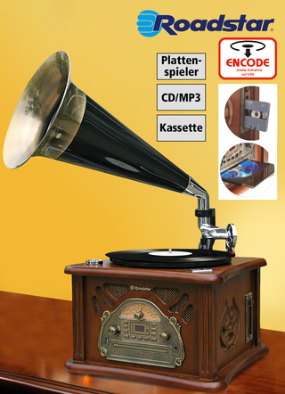 Roadstar Nostalgie-Stereoanlage HIF-1850