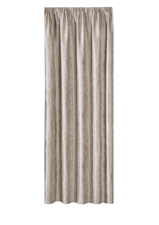 Klassisch - Einzelschal im Marmor-Design, in Größe 358 (H145xB140 cm) bis 456 (H245xB140 cm), in Farbe TAUPE Ansicht 1