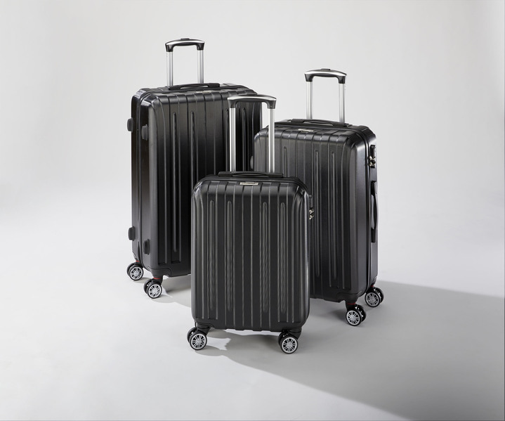 Reisekoffer - Koffer-Set 3teilig, in Farbe SCHWARZ Ansicht 1