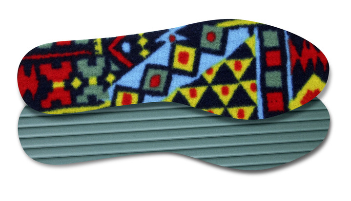 Schuheinlagen - Thermofleece- Einlage, 2 Paar, in Größe 001 bis 005, in Farbe BUNT Ansicht 1
