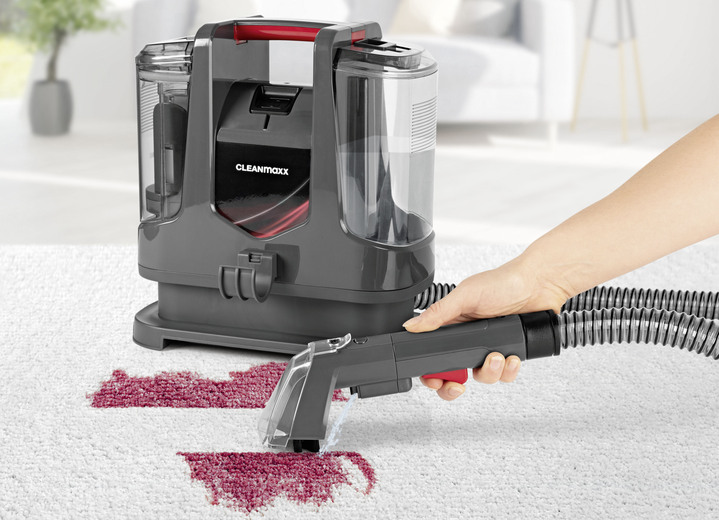 Reinigungsgeräte - Polster- und Teppichreiniger für zuverlässige Sauberkeit, in Farbe ANTHRAZIT-ROT Ansicht 1