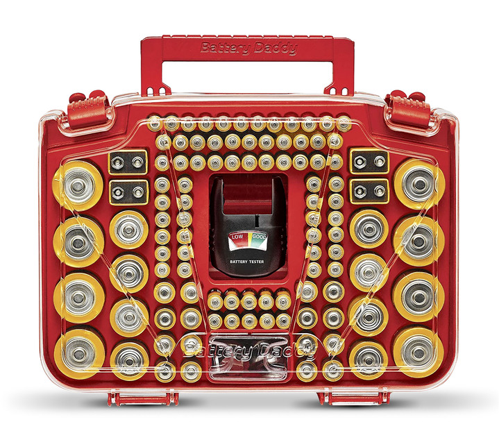 -  Batterie-Koffer «Battery Daddy», in Farbe ROT Ansicht 1