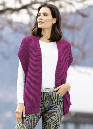 Gilet mit Alpaka-Anteil