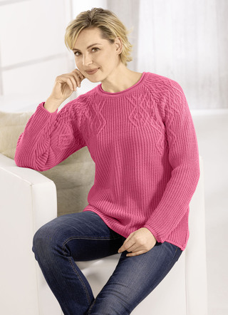 Pullover in Perlfang