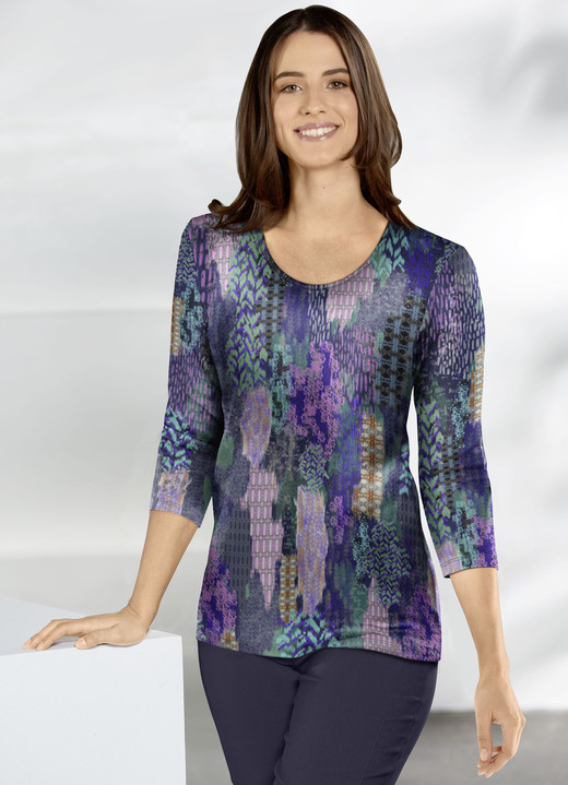 Pullover & Strickmode - Pullover in Feinstrick, in Größe 038 bis 054, in Farbe MULTICOLOR