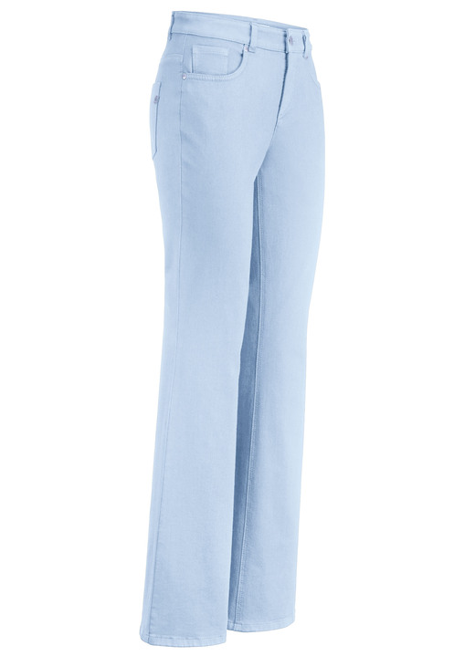 Ascari - Magic-Jeans mit modisch weiterem Beinverlauf Ascari - Magic-Jeans mit modisch weiterem Beinverlauf, in Größe 017 bis 088, in Farbe HELLBLAU