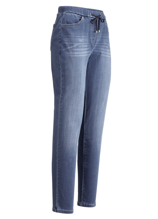 - Jeans im Joggpant-Style, in Größe 017 bis 052, in Farbe JEANSBLAU Ansicht 1