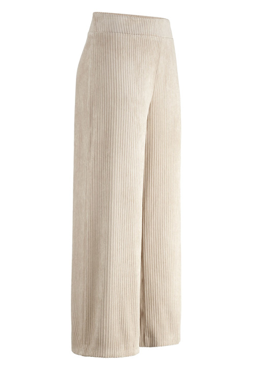 Hosen in Schlupfform - Hose in modisch verkürzter Länge, in Größe 018 bis 052, in Farbe HELLBEIGE Ansicht 1