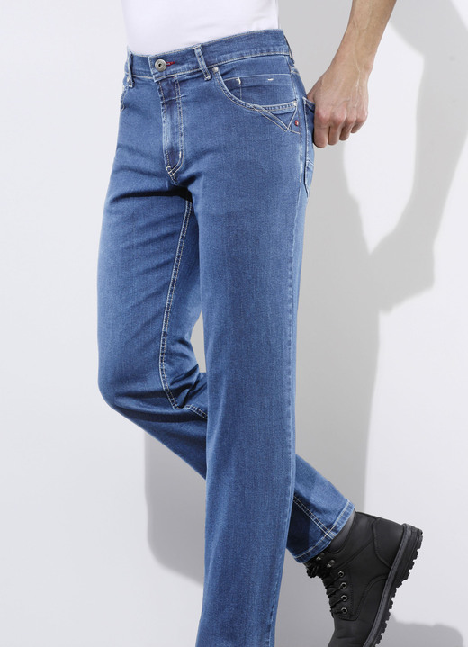 Jeans - «Francesco Botti»-Jeans in 3 Farben, in Größe 024 bis 060, in Farbe HELLJEANS Ansicht 1