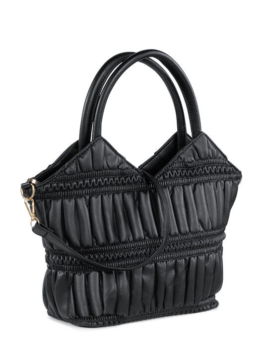 - Tasche mit Raffung, in Farbe SCHWARZ Ansicht 1