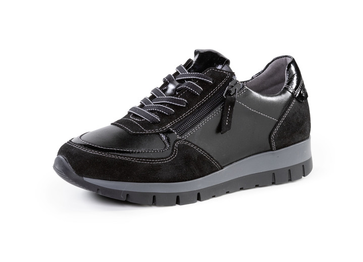 - ELENA EDEN Sneaker mit rückwärtigem Nietenbesatz, in Größe 035 bis 042, in Farbe SCHWARZ Ansicht 1