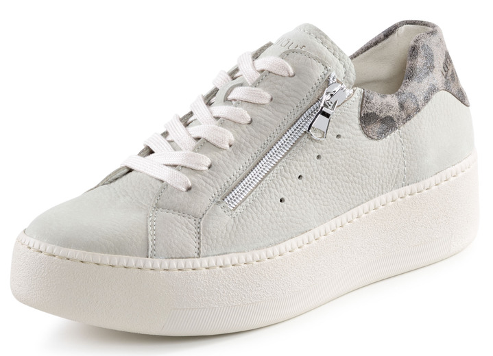 - Waldläufer Sneaker in trendiger Leo-Optik, in Größe 4 bis 8 1/2, in Farbe BEIGE Ansicht 1