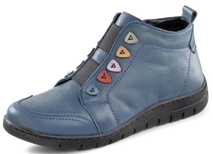 Stiefel & Stiefeletten - ELENA EDEN, gefütterte Damen-Boots, Winterschuhe, Weite H, mit herausnehmbarem Fussbett, in Größe 036 bis 042, in Farbe JEANS Ansicht 1