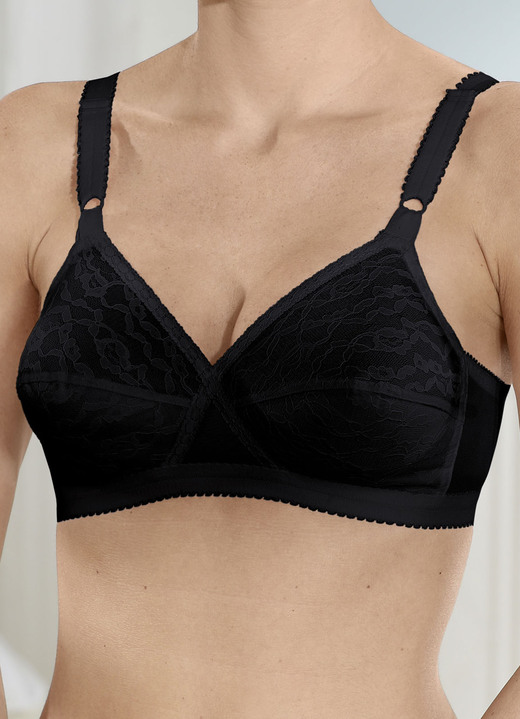 Playtex - Playtex BH in Zauberkreuz-Schnittform, in Größe 075 bis 100, in Cup C, in Farbe SCHWARZ Ansicht 1