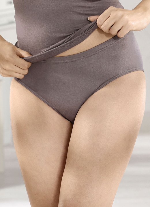 - Zweierpack Laurina Slips, in Größe 036 bis 050, in Farbe TAUPE Ansicht 1