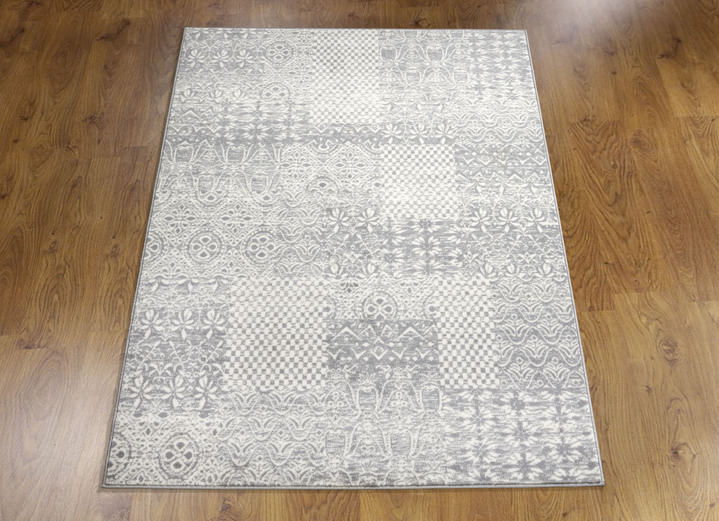 Modern - Kombistarke Brücken und Teppiche, in Größe 111 (Brücke, 60x110 cm) bis 288 (Teppich, 240x330 cm), in Farbe GRAU Ansicht 1
