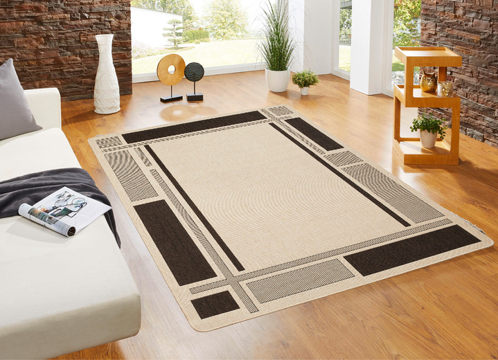 Modern - Brücken und Teppiche für innen und aussen, in Größe 111 (Brücke, 60x110 cm) bis 282 (Teppich, 200x290 cm), in Farbe BEIGE Ansicht 1