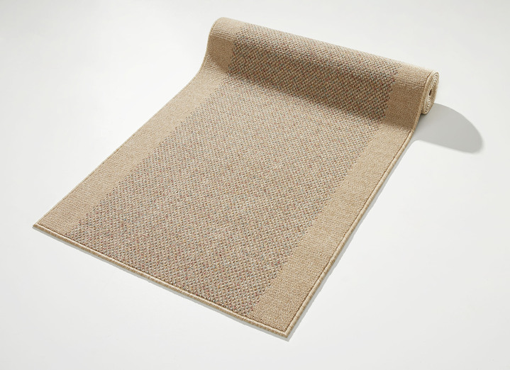 Läufer & Stufenmatten - Perfekte Läufer nach Ihrem Wunschmass, in Größe 100 (50 cm breit) bis 106 (100 cm breit), in Farbe BEIGE Ansicht 1