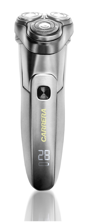 Rasierer & Haarschneider - Carrera Rotationsrasierer: Für eine effiziente und sanfte Rasur, in Farbe GRAU-GELB