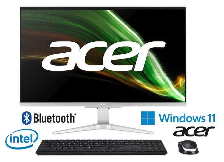 Computer & Elektronik - Acer Aspire C24-1650 All-in-One PC, in Farbe SILBER Ansicht 1