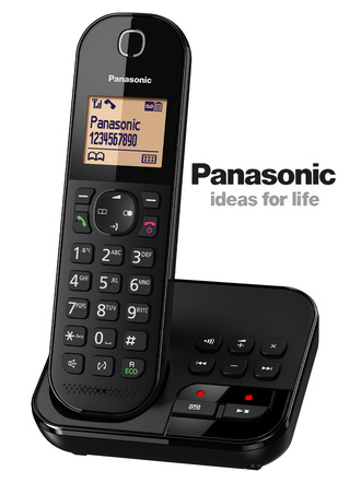 Panasonic Grosstasten-Telefon mit Anrufbeantworter