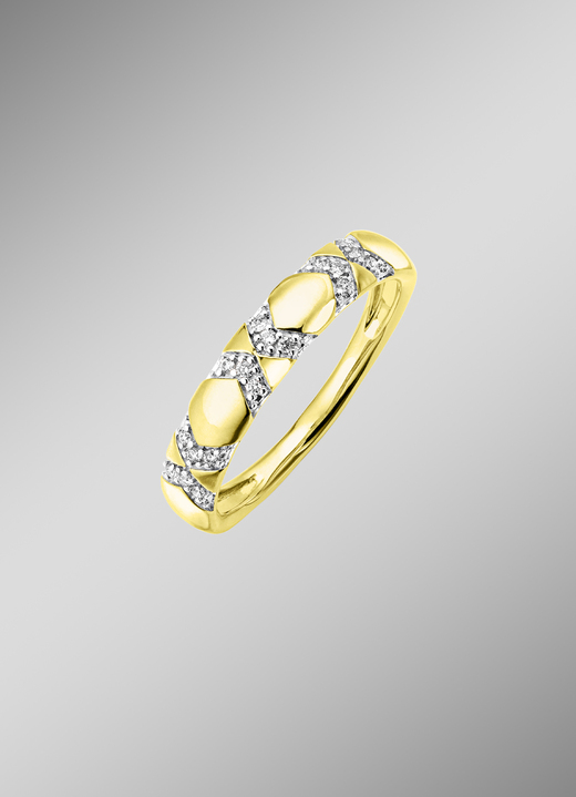 Ringe - Edel im Design: Brillant-Damenring, in Größe 160 bis 220, in Farbe  Ansicht 1