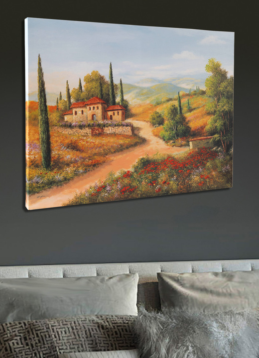 Landschaft - Bild mit dem Titel „Weg in der Toscana