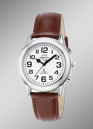 Master Time Funk-Herrenuhr mit Lederband