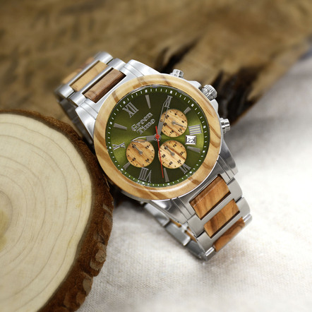 Quartz-Herren-Chronograph von GREEN TIME Watches