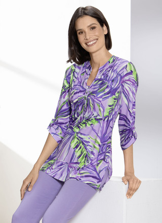 Shirt-Tunika mit Inkjet-Druck