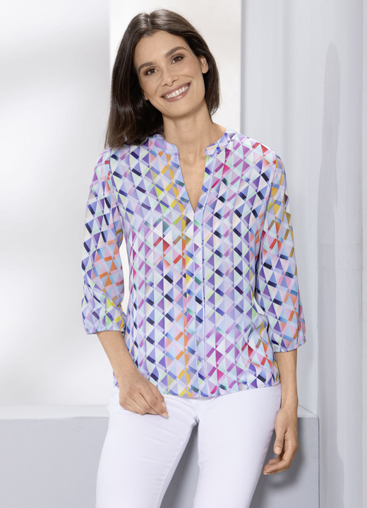 - Tunika mit farbbrillantem Druck, in Größe 036 bis 052, in Farbe MULTICOLOR