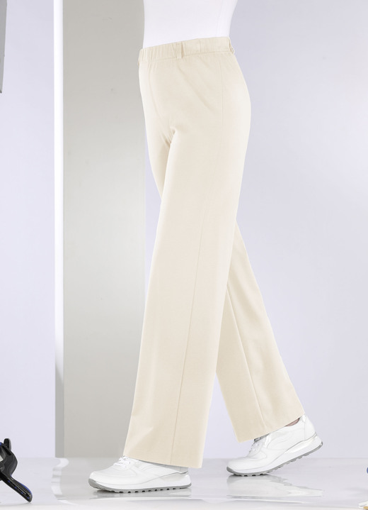 Hosen in Schlupfform - Hose in modischer Palazzo-Form Hosen in Schlupfform - Hose in modischer Palazzo-Form, in Größe 018 bis 054, in Farbe BEIGE