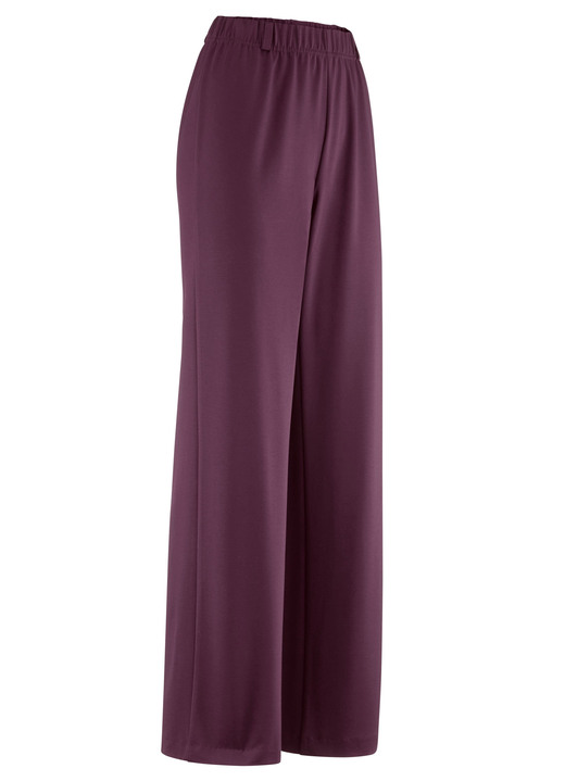 Hosen in Schlupfform - Hose in modischer Palazzo-Form Hosen in Schlupfform - Hose in modischer Palazzo-Form, in Größe 018 bis 054, in Farbe BORDEAUX