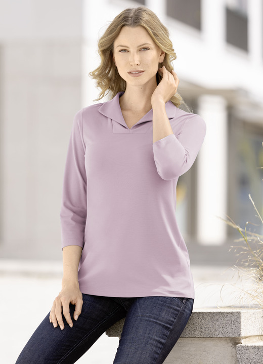 Kurzarm - Kombifreundliches Poloshirt Kurzarm - Kombifreundliches Poloshirt, in Größe (36/38) bis (52/54), in Farbe ROSENHOLZ