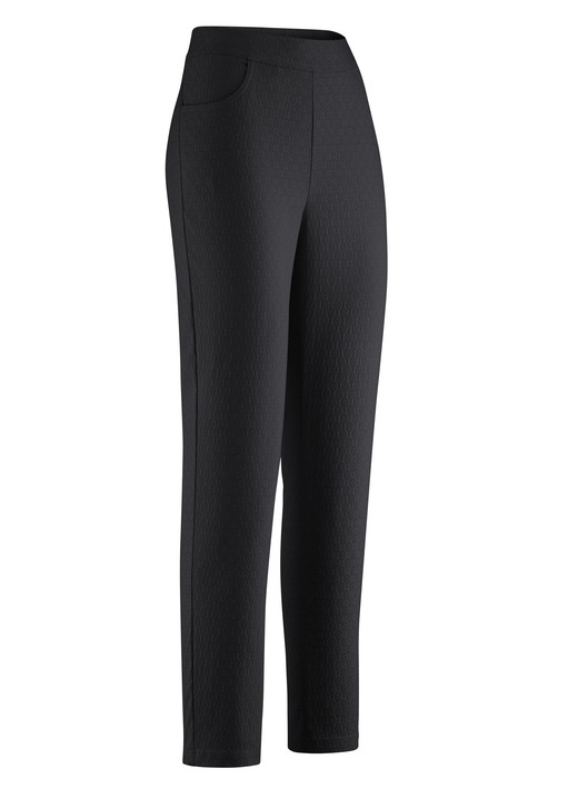 Hosen in Schlupfform - Knöchellange Hose in bequemer Schlupfform Hosen in Schlupfform - Knöchellange Hose in bequemer Schlupfform, in Größe 018 bis 052, in Farbe SCHWARZ