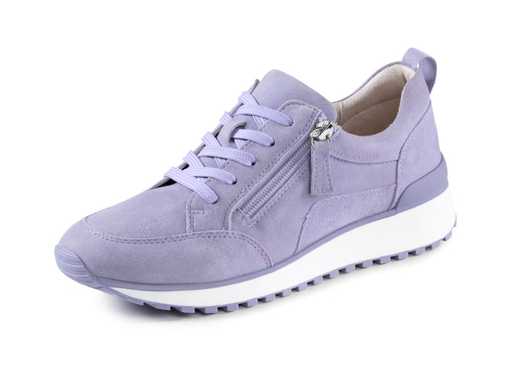 Slipper & Schnürschuhe - Caprice, trendige Damen-Sneaker, Weite G, mit herausnehmbarem Fussbett, in Größe 036 bis 042, in Farbe FLIEDER Ansicht 1