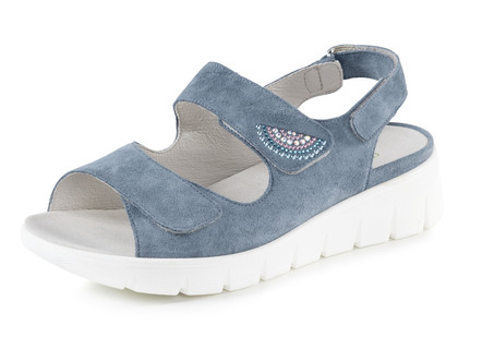 Waldläufer Sandale aus Veloursleder