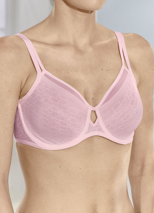 BH mit Formbügel - Triumph Signature Sheer-Minimizer-Bügel-BH mit vorgefomrten Cups, in Größe 070 bis 095, in Cup F, in Farbe ZARTROSÉ Ansicht 1