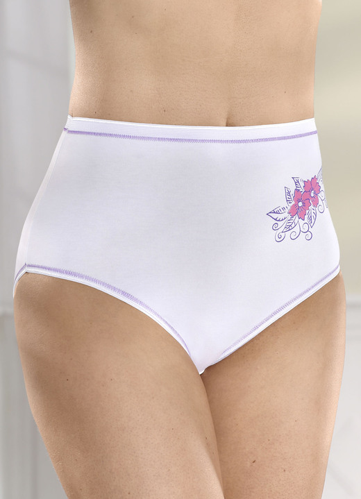Slips - Laurina Viererpack Slips , in Größe 038 bis 056, in Farbe WEISS