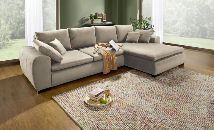 - Polsterecke mit Bettfunktion, in Farbe CREME Ansicht 1
