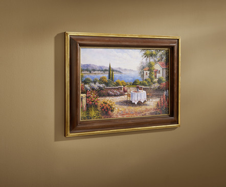 Kunstdruck mit Holzrahmen