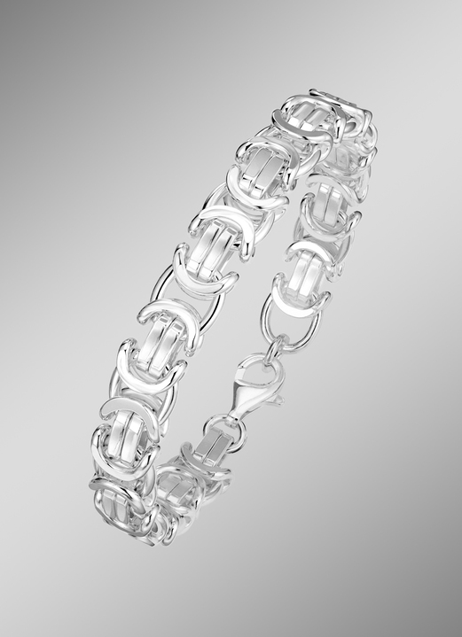 Armbänder - Tolles Königsketten-Armband in Silber, in Farbe  Ansicht 1