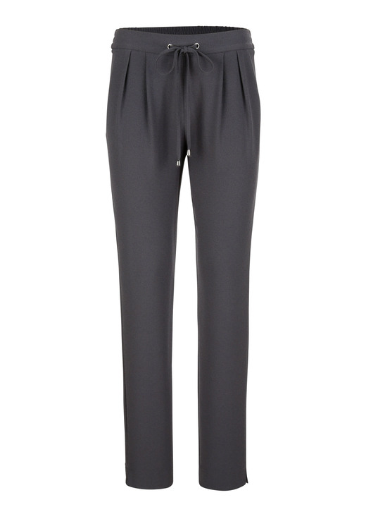 Hosen - Hose im Joggpant-Style, in Größe 019 bis 052, in Farbe DUNKELGRAU Ansicht 1