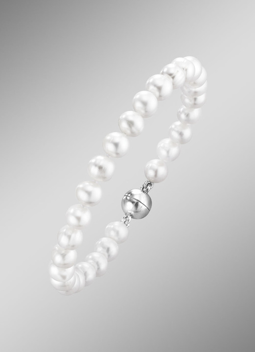 Armbänder - Armband mit Süsswasser-Zuchtperlen, in Farbe  Ansicht 1