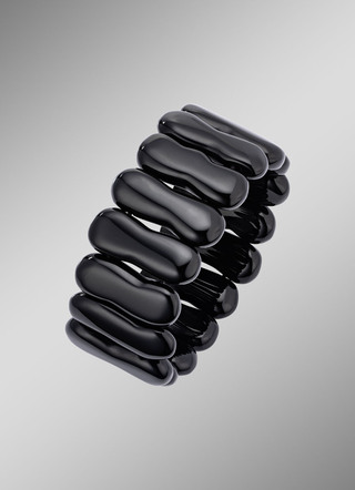 Elastisches Armband mit Onyx