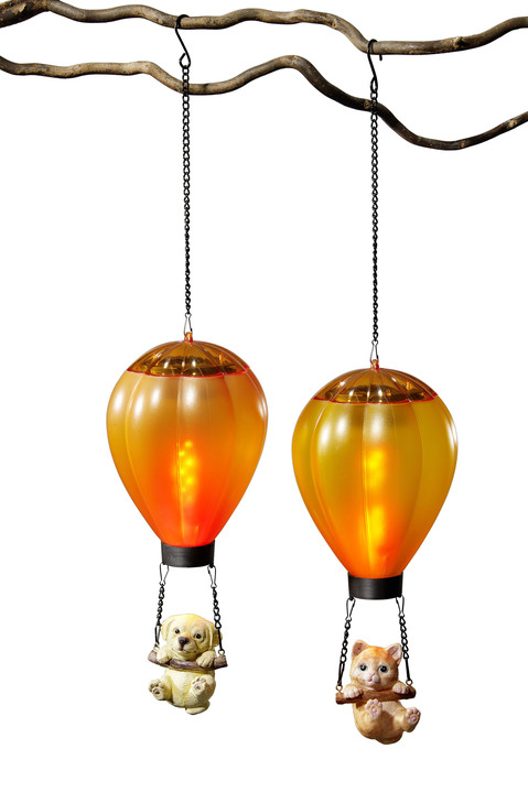 - LED-Ballons, 2er-Set, in Farbe ORANGE-GELB
